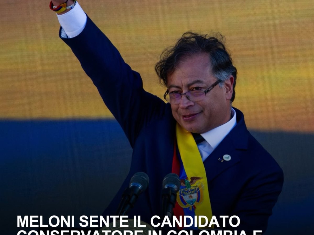 Il presidente colombiano Gustavo Petro s’infuria con Giorgia&nbsp;Meloni